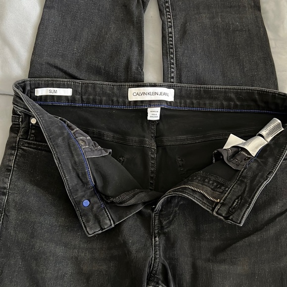 Calvin Klein jeans - 34x30, slim fit/stretch material - Picture 1 of 5
